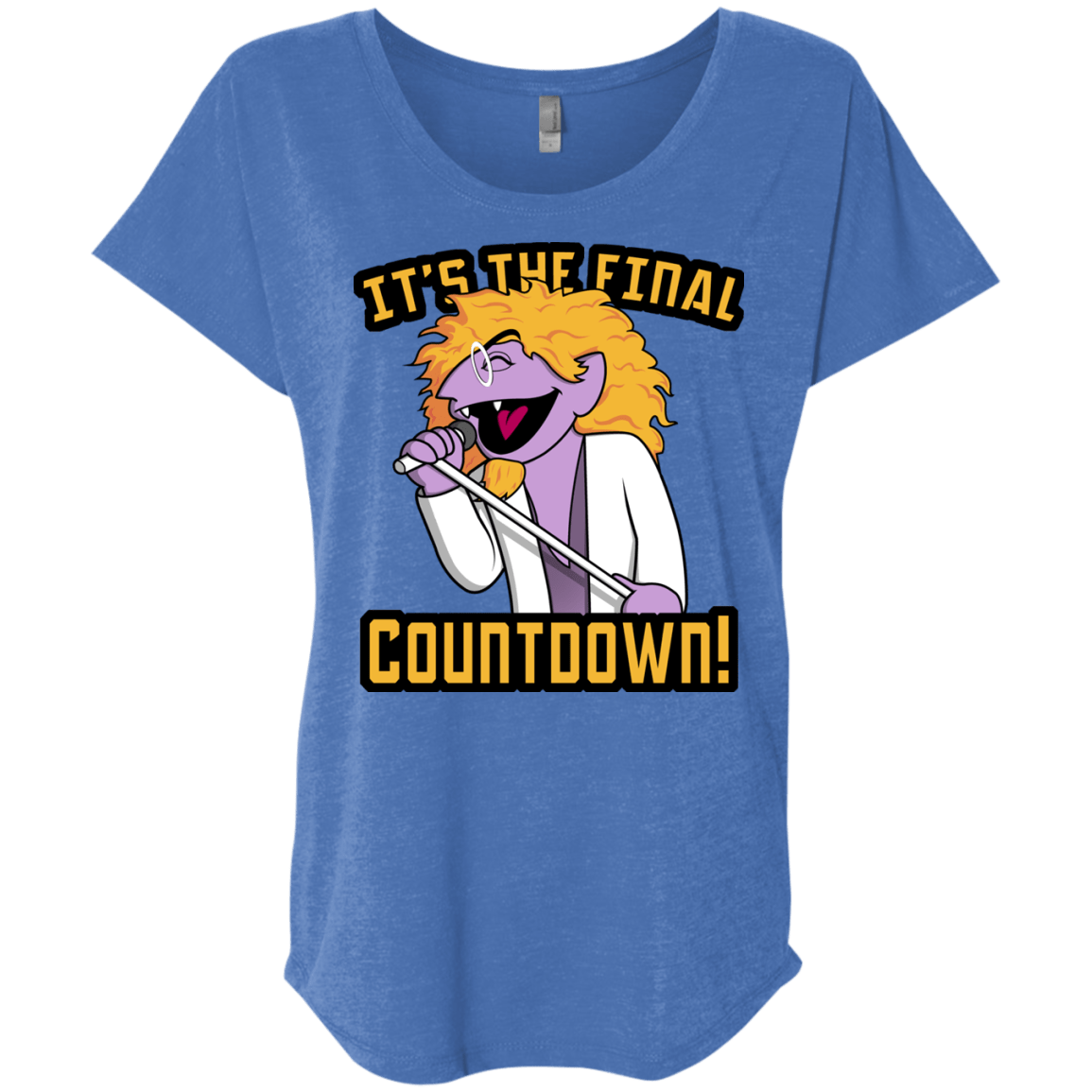 The Final Countdown Triblend Dolman Sleeve