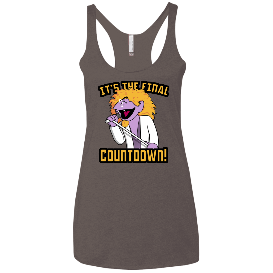 The Final Countdown Women's Triblend Racerback Tank