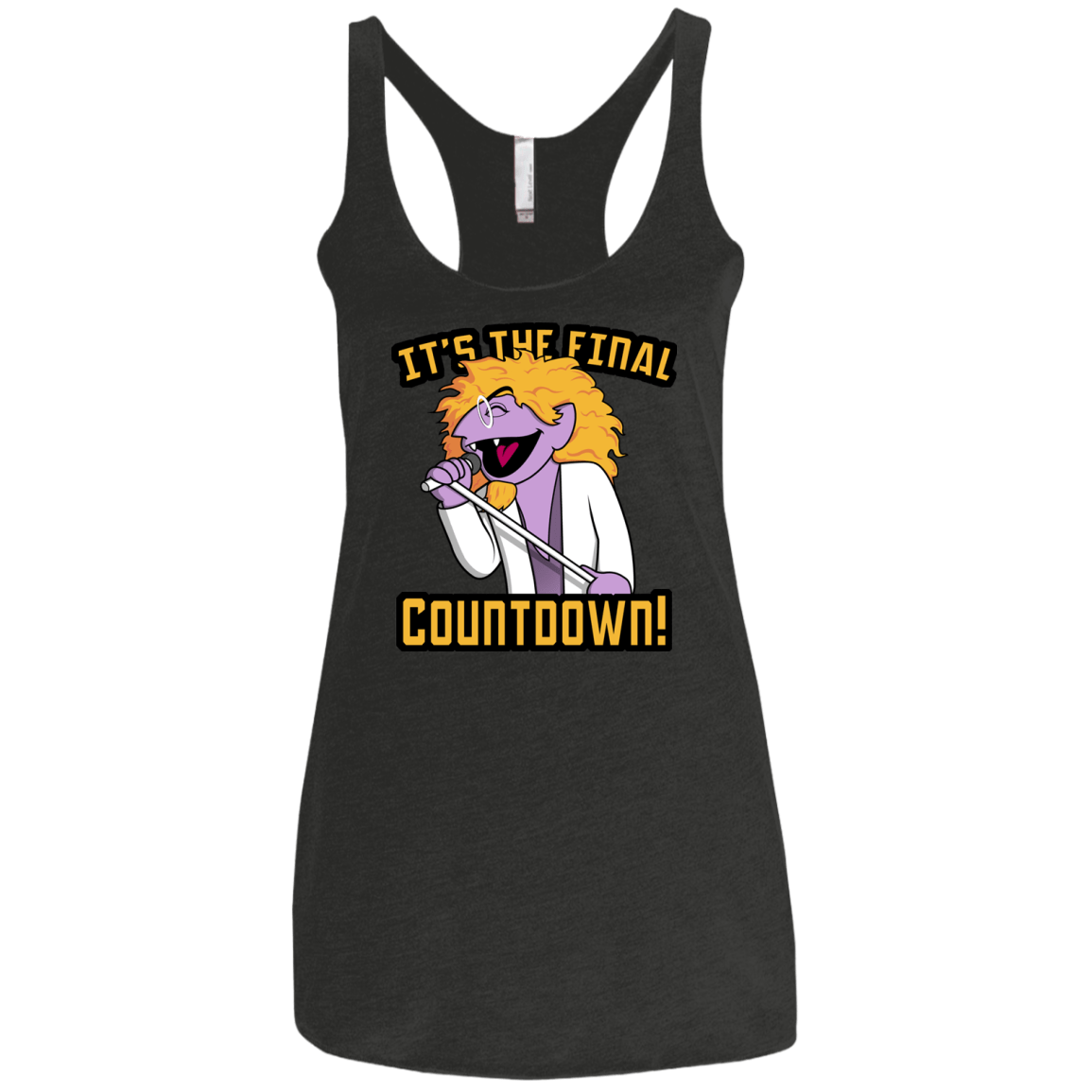 The Final Countdown Women's Triblend Racerback Tank