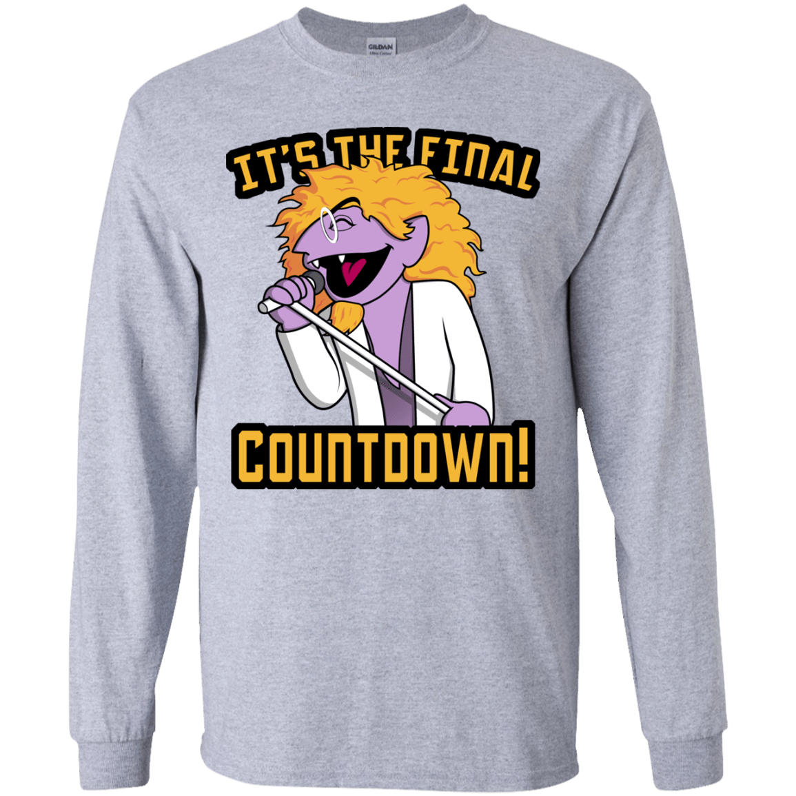 T-Shirts Sport Grey / YS The Final Countdown Youth Long Sleeve T-Shirt
