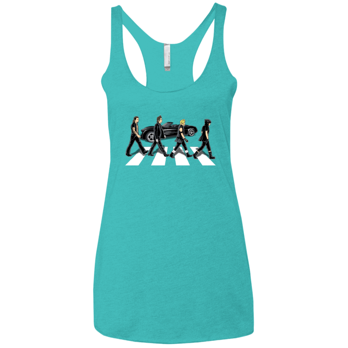 T-Shirts Tahiti Blue / X-Small The Finals Women's Triblend Racerback Tank