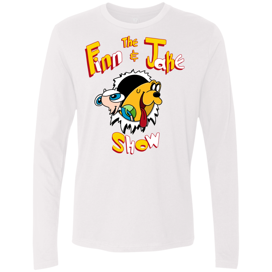T-Shirts White / S The Finn and Jake Show Men's Premium Long Sleeve