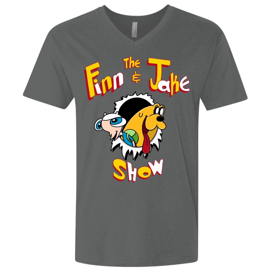 The Finn and Jake Show Men's Premium V-Neck