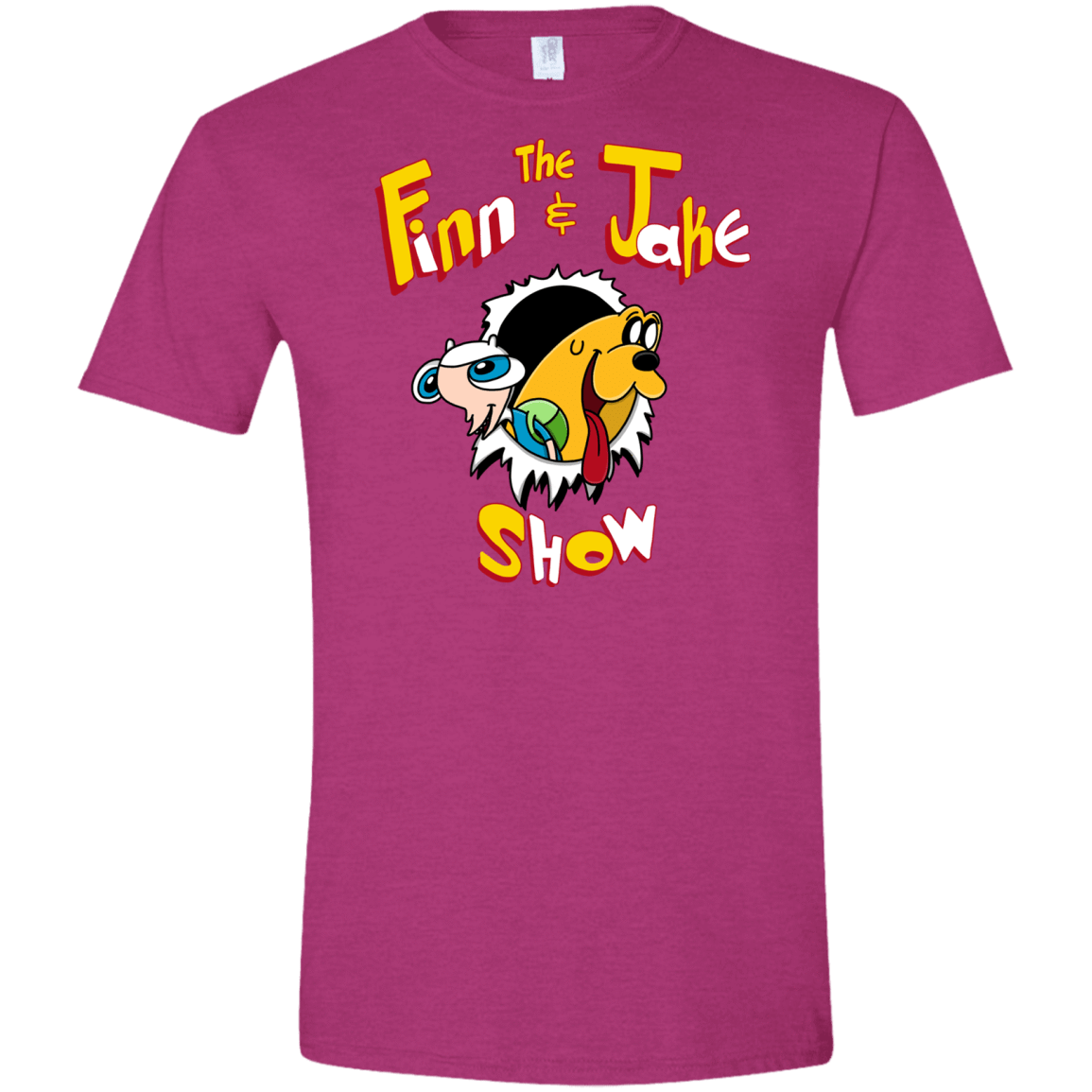 T-Shirts Antique Heliconia / S The Finn and Jake Show Men's Semi-Fitted Softstyle