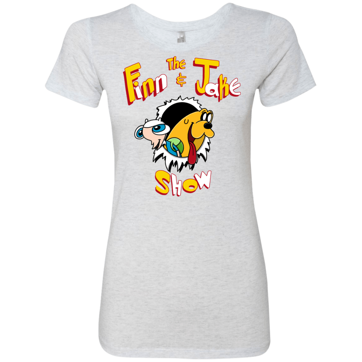 The Finn and Jake Show Women's Triblend T-Shirt