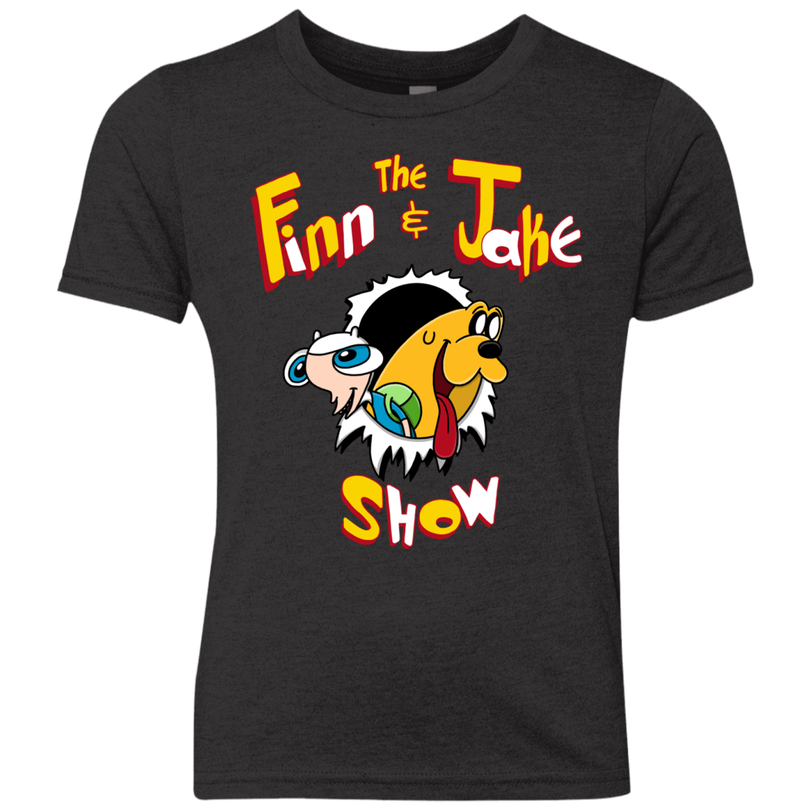 The Finn and Jake Show Youth Triblend T-Shirt