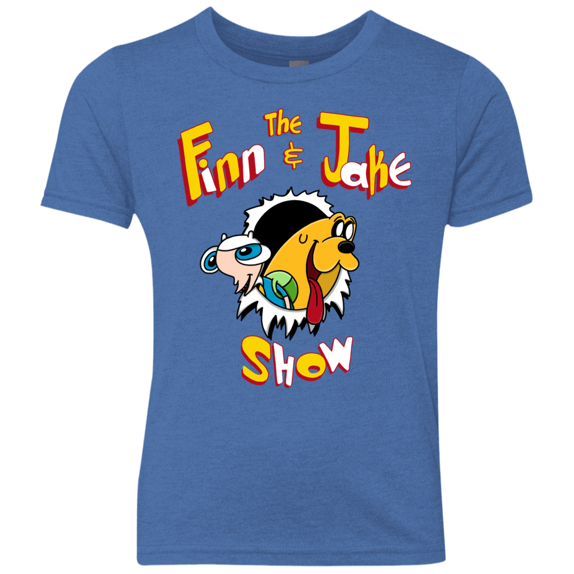 The Finn and Jake Show Youth Triblend T-Shirt