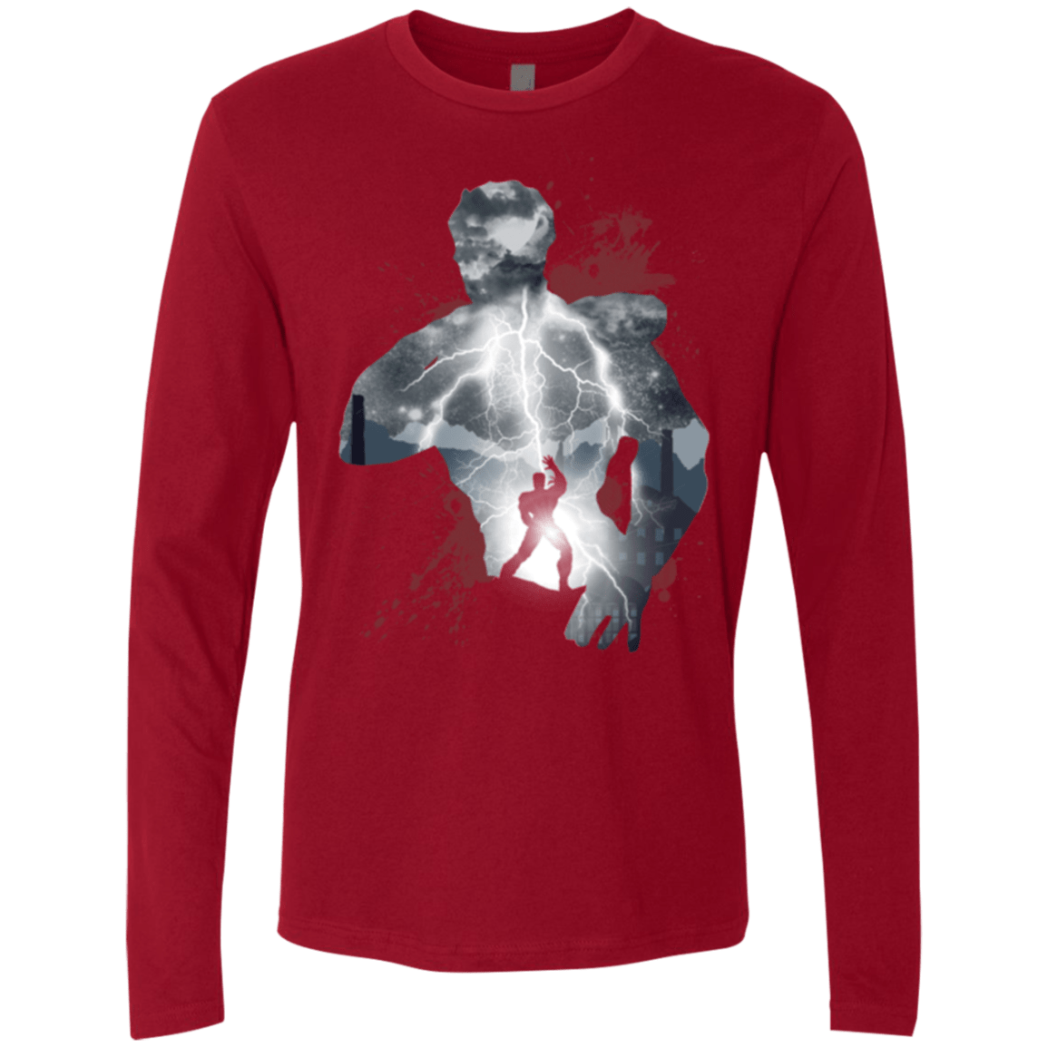 T-Shirts Cardinal / Small The Fist Men's Premium Long Sleeve