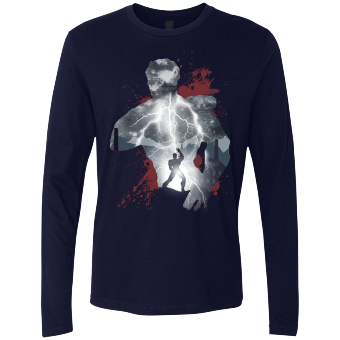 T-Shirts Midnight Navy / Small The Fist Men's Premium Long Sleeve