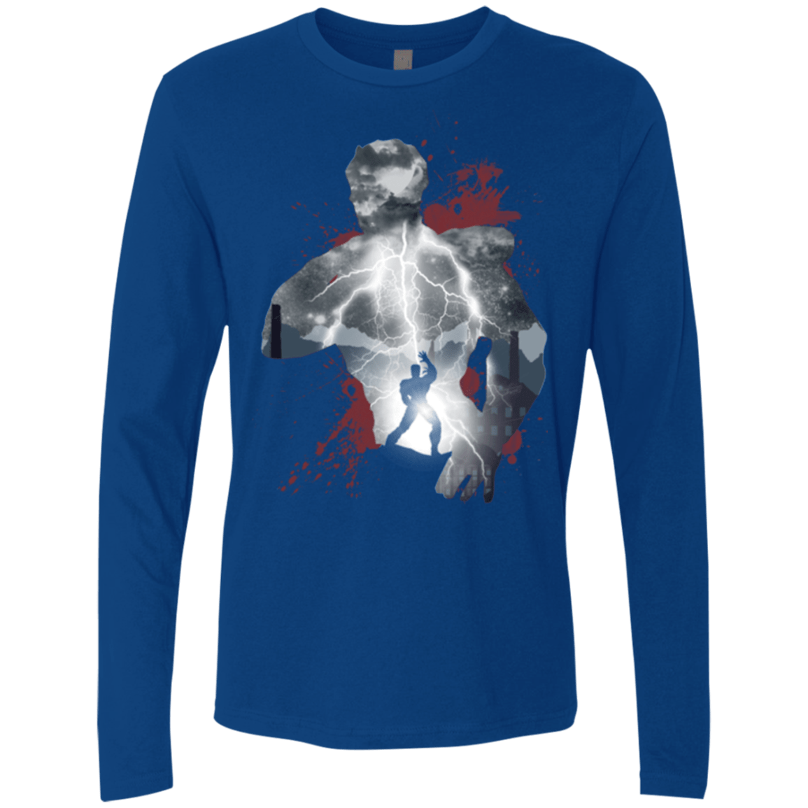 T-Shirts Royal / Small The Fist Men's Premium Long Sleeve