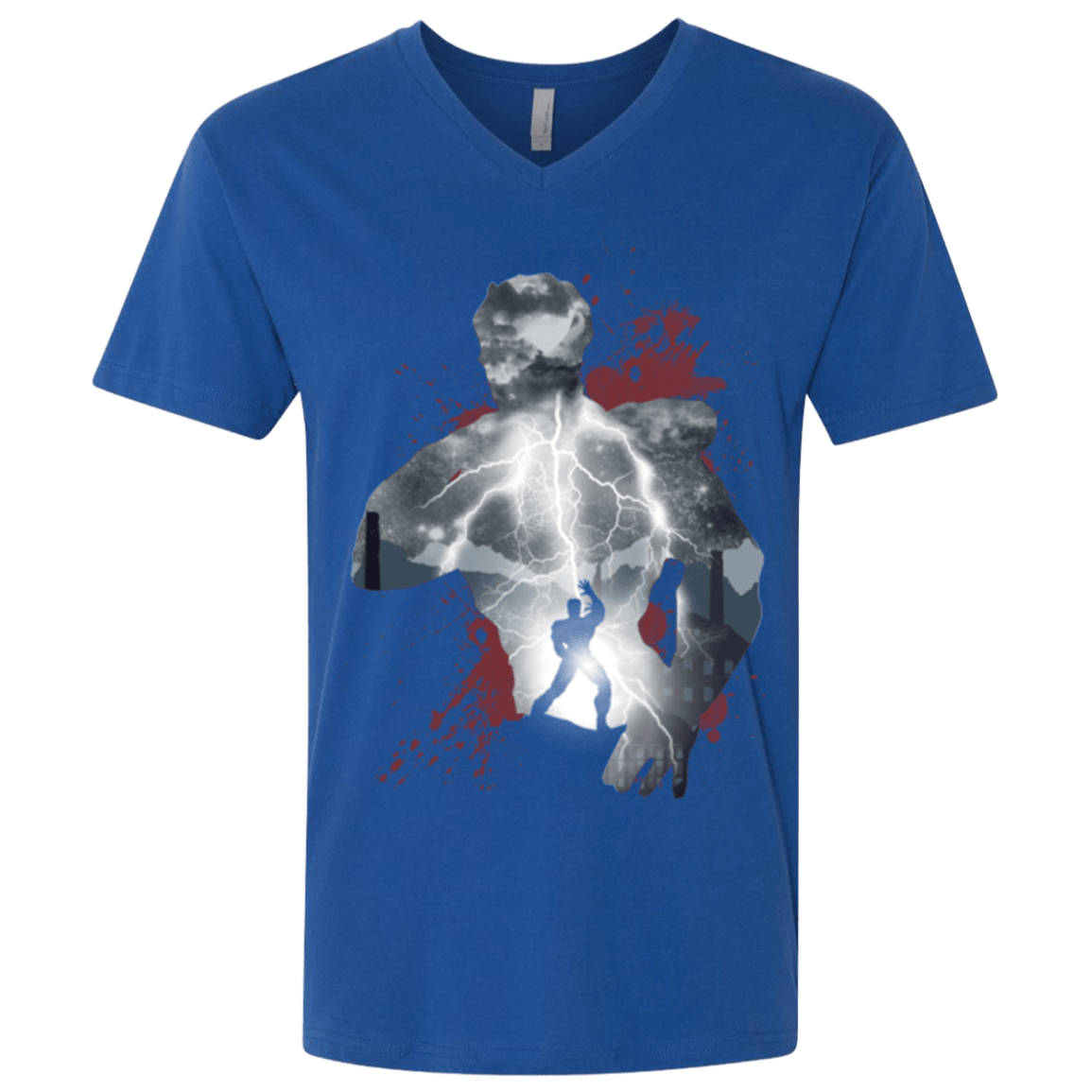 T-Shirts Royal / X-Small The Fist Men's Premium V-Neck