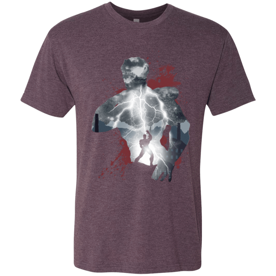 T-Shirts Vintage Purple / Small The Fist Men's Triblend T-Shirt