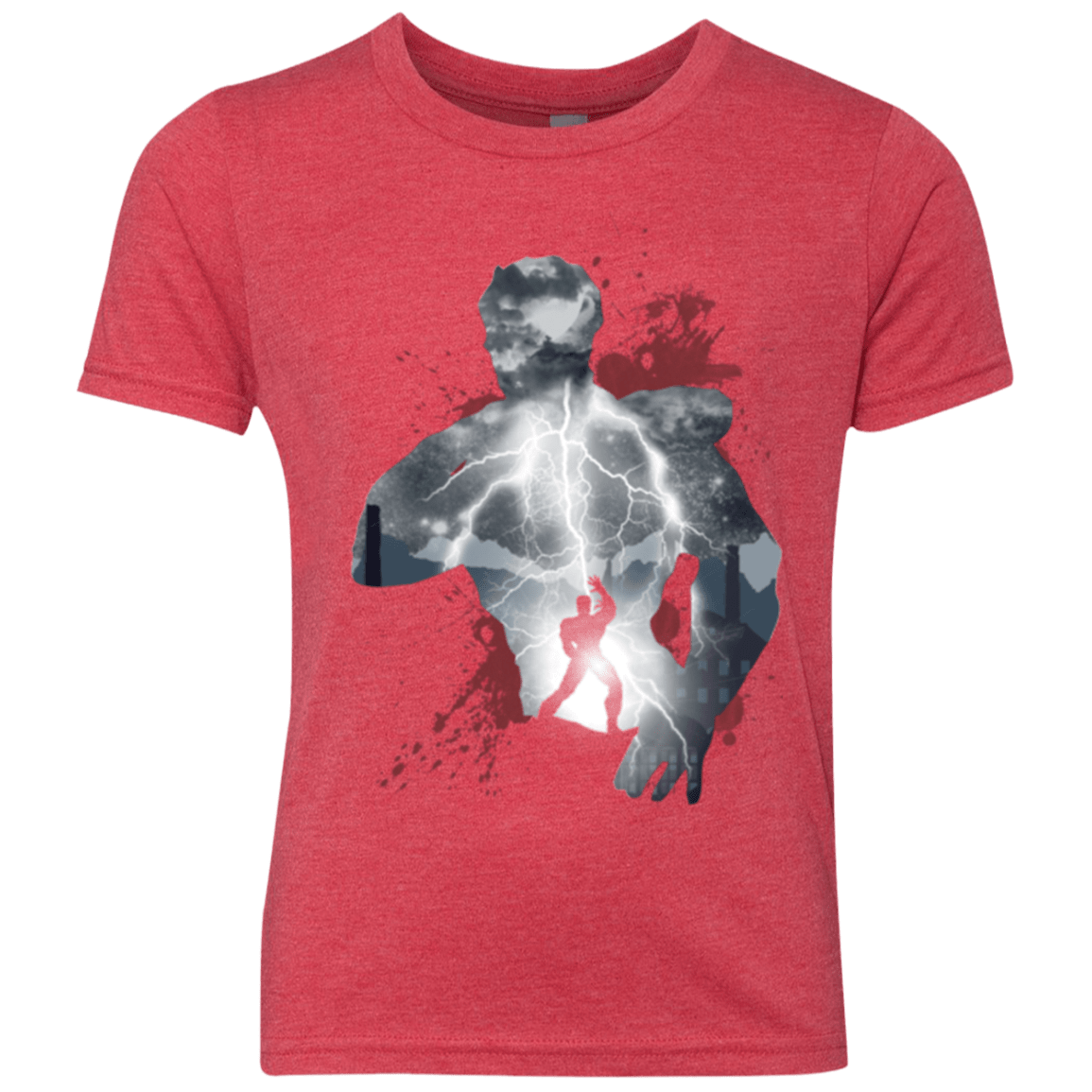 T-Shirts Vintage Red / YXS The Fist Youth Triblend T-Shirt