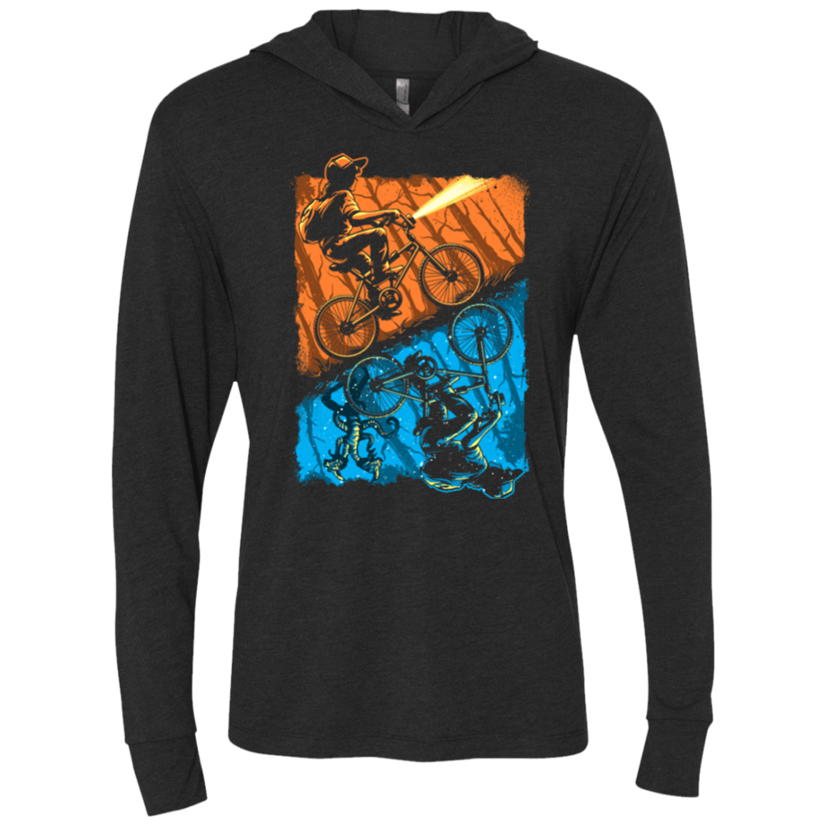 T-Shirts Vintage Black / X-Small The Flea and The Acrobat Triblend Long Sleeve Hoodie Tee