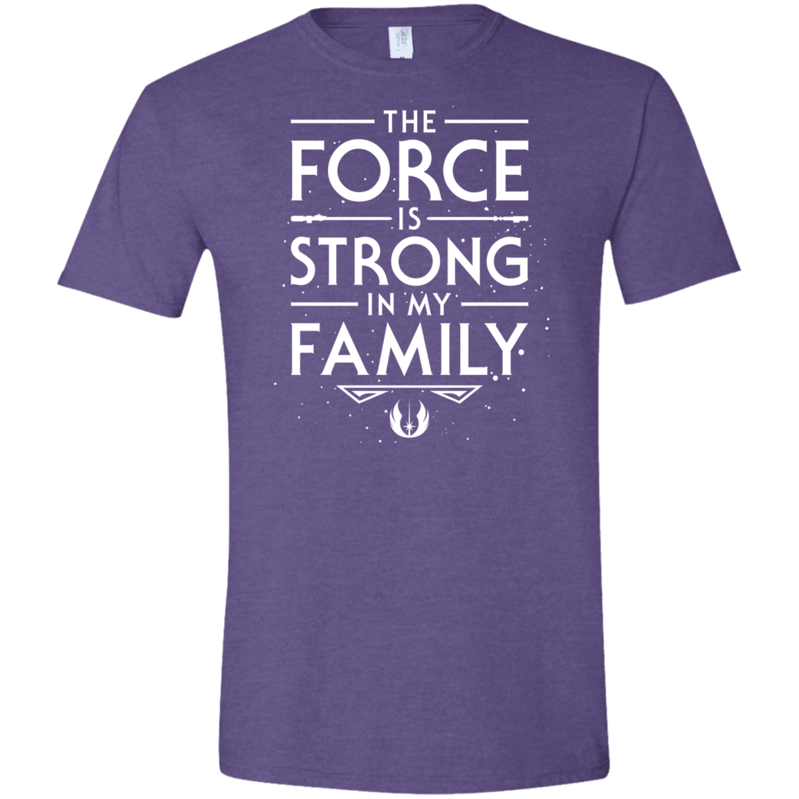 The Force is Strong in my Family Men's Semi-Fitted Softstyle