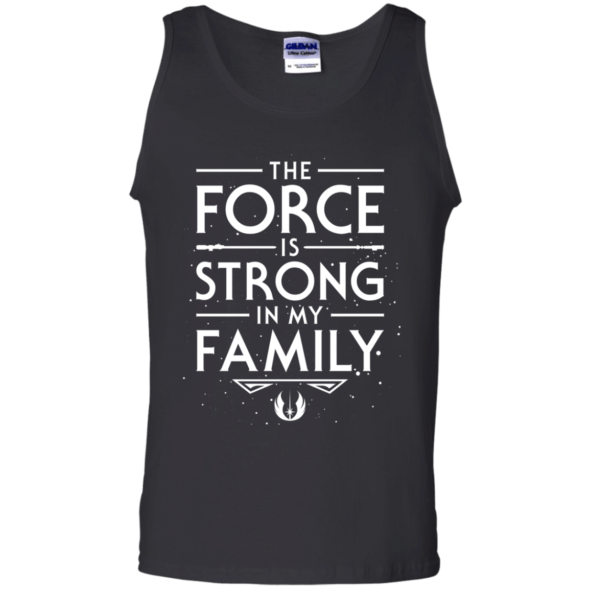 T-Shirts Black / S The Force is Strong in my Family Men's Tank Top