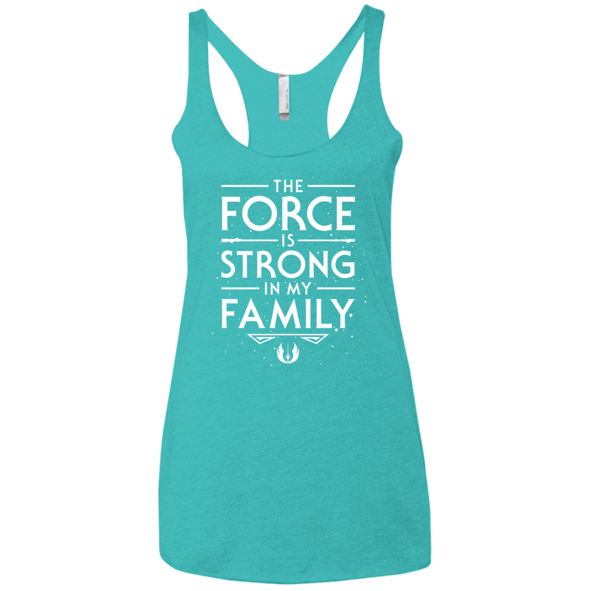 The Force is Strong in my Family Women's Triblend Racerback Tank
