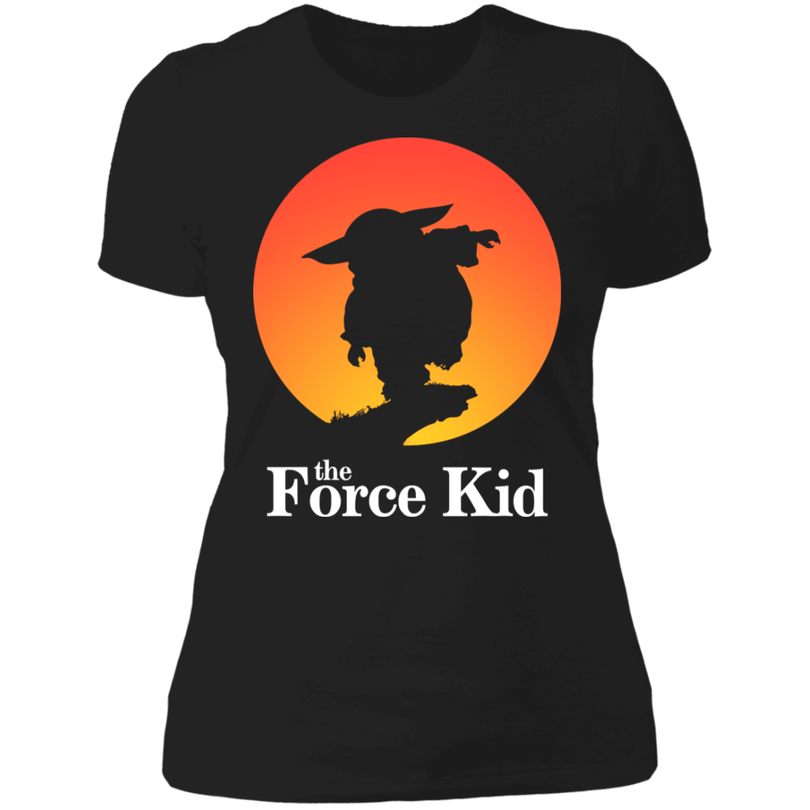 T-Shirts Black / X-Small The Force Kid Women's Premium T-Shirt