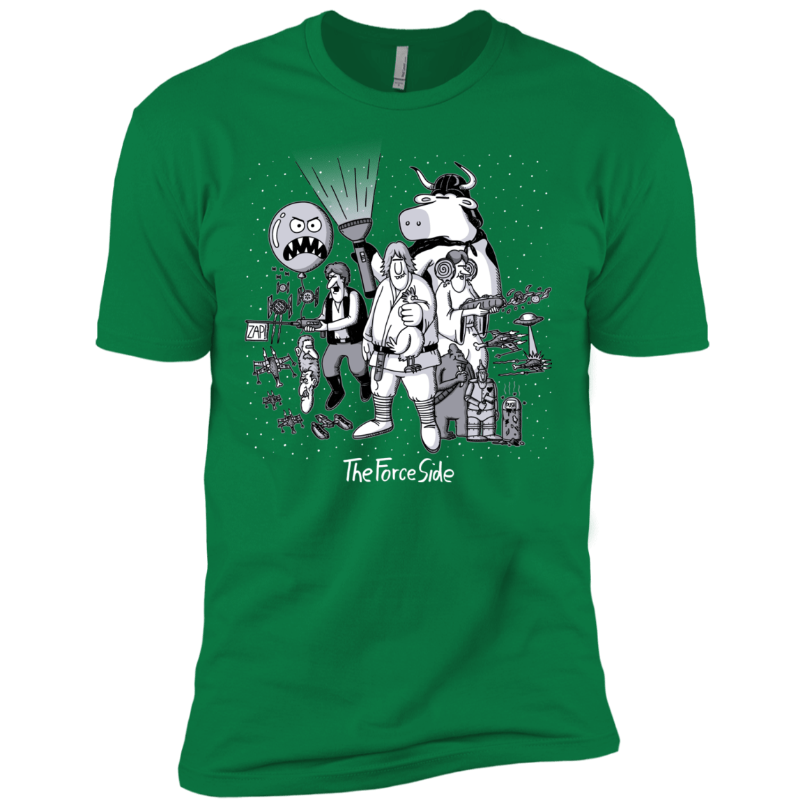 T-Shirts Kelly Green / X-Small The Force Side Men's Premium T-Shirt