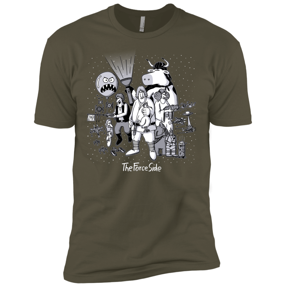 T-Shirts Military Green / X-Small The Force Side Men's Premium T-Shirt