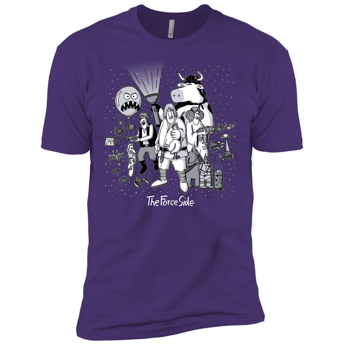 T-Shirts Purple / X-Small The Force Side Men's Premium T-Shirt