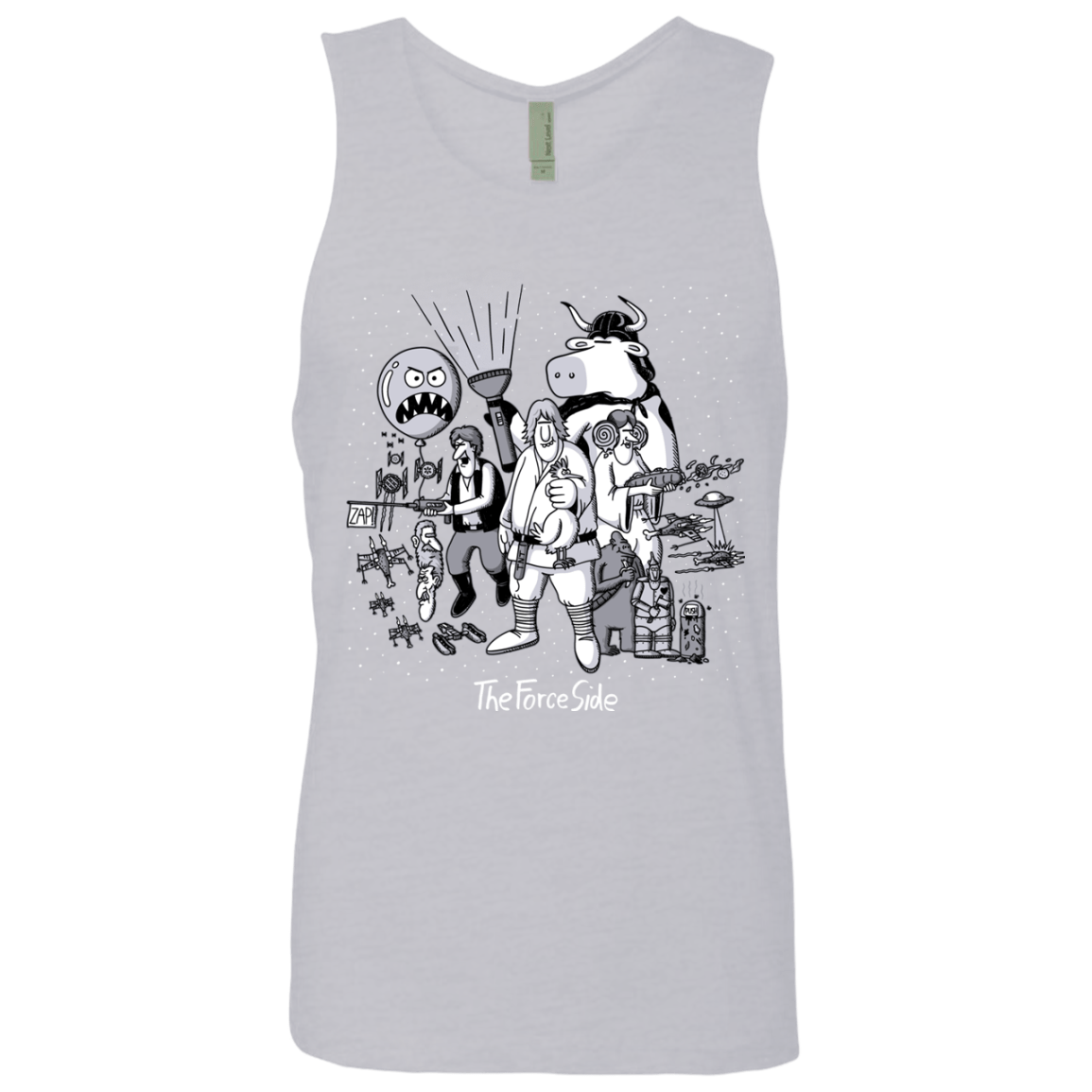 T-Shirts Heather Grey / Small The Force Side Men's Premium Tank Top