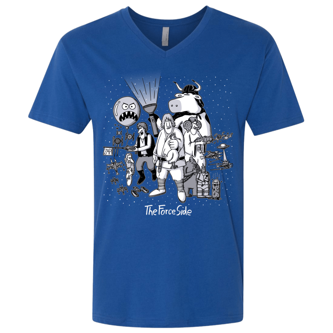 T-Shirts Royal / X-Small The Force Side Men's Premium V-Neck