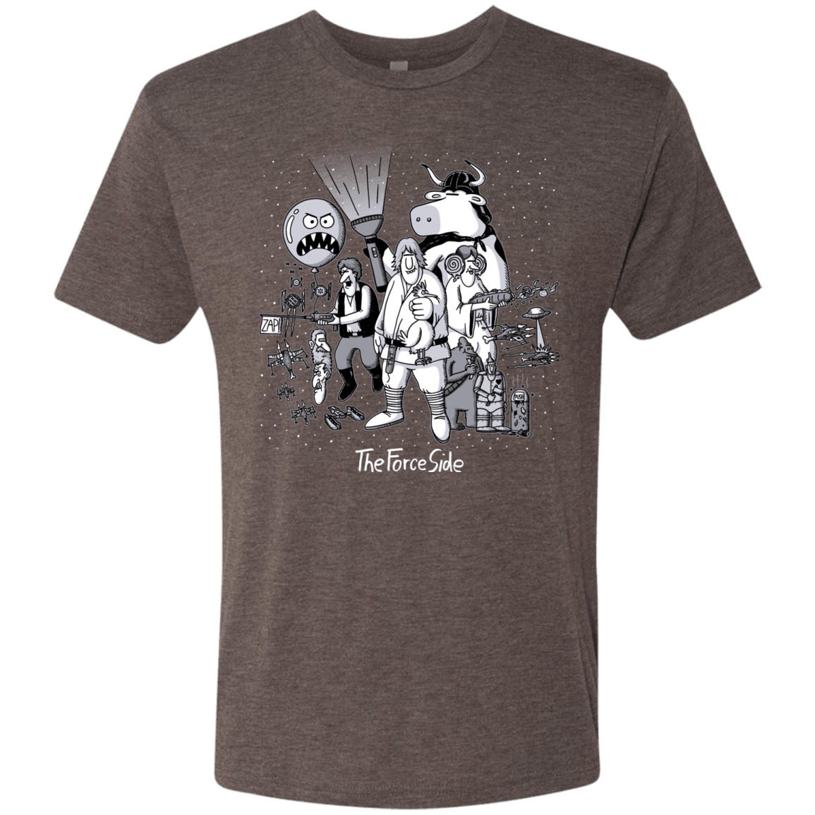 T-Shirts Macchiato / Small The Force Side Men's Triblend T-Shirt