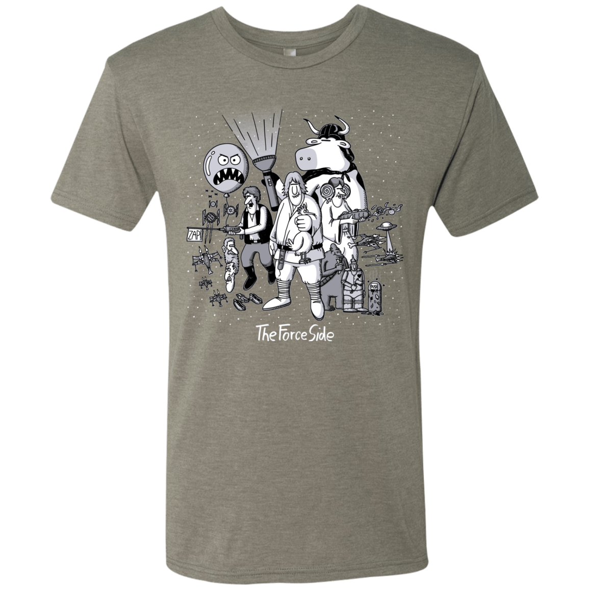 T-Shirts Venetian Grey / Small The Force Side Men's Triblend T-Shirt