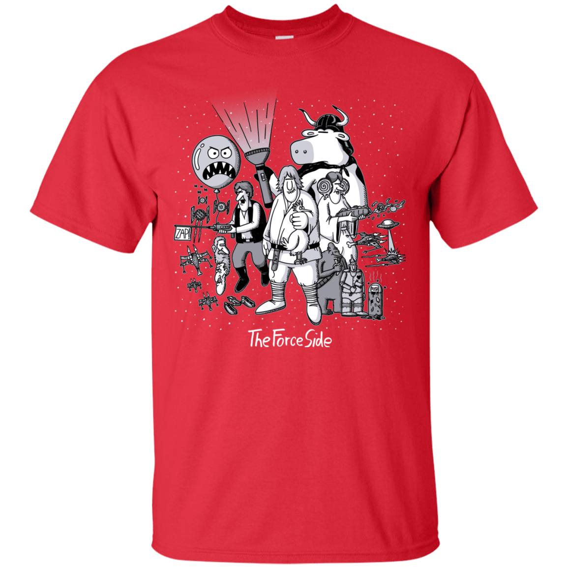 T-Shirts Red / Small The Force Side T-Shirt