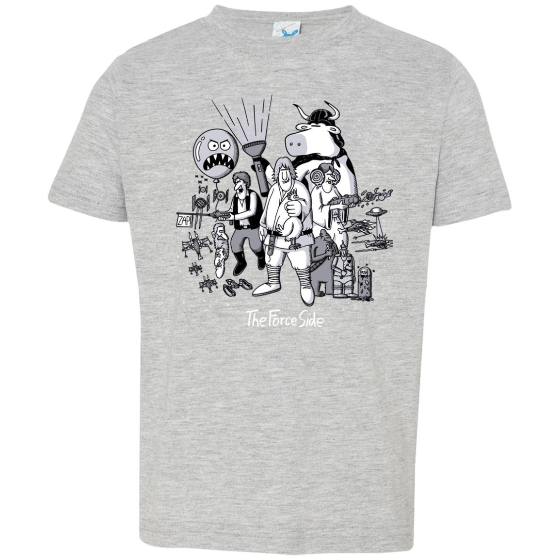 T-Shirts Heather / 2T The Force Side Toddler Premium T-Shirt