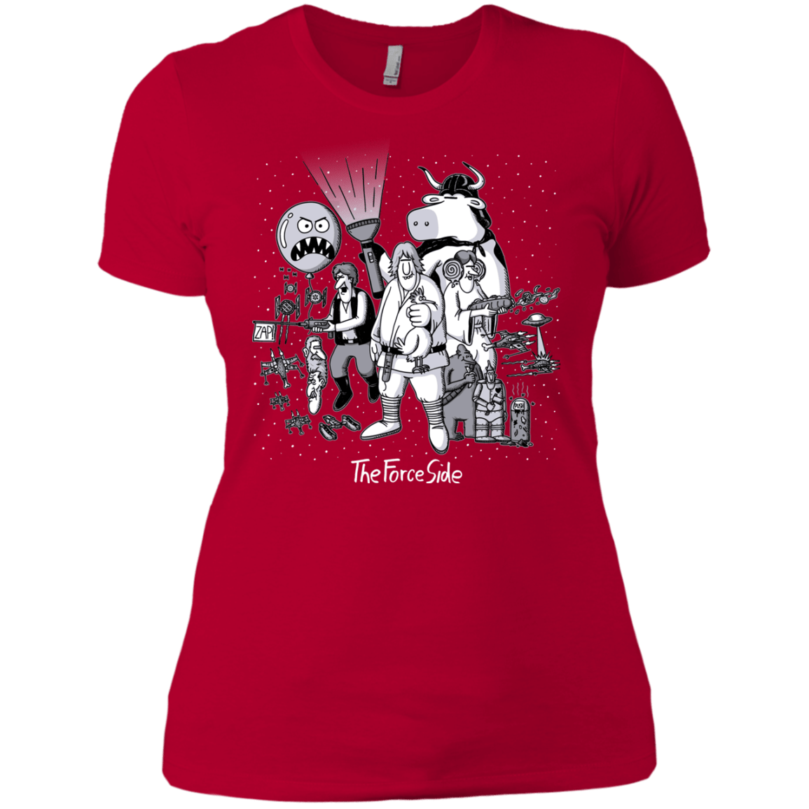 T-Shirts Red / X-Small The Force Side Women's Premium T-Shirt