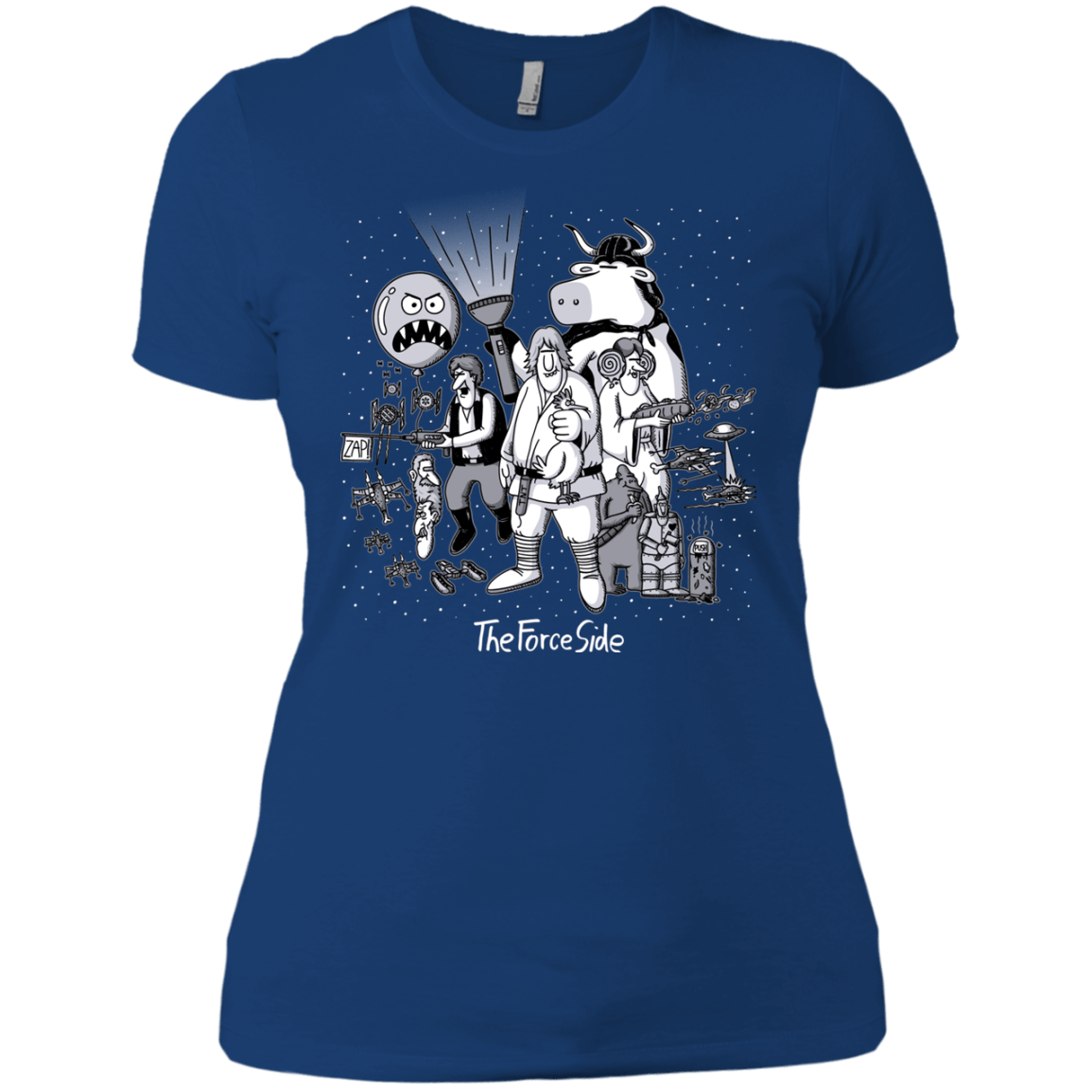 T-Shirts Royal / X-Small The Force Side Women's Premium T-Shirt