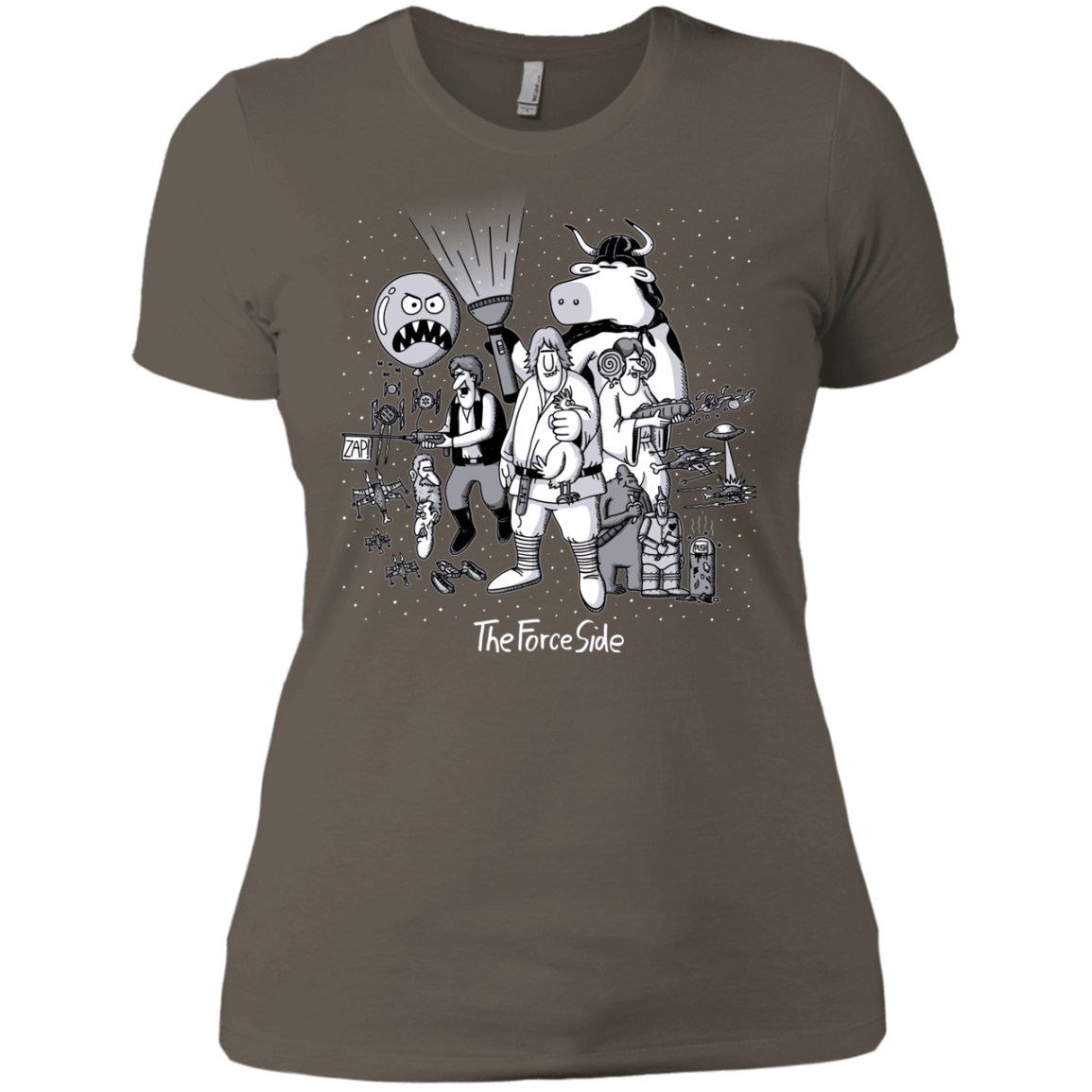 T-Shirts Warm Grey / X-Small The Force Side Women's Premium T-Shirt