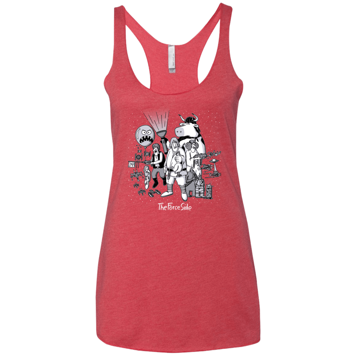 T-Shirts Vintage Red / X-Small The Force Side Women's Triblend Racerback Tank