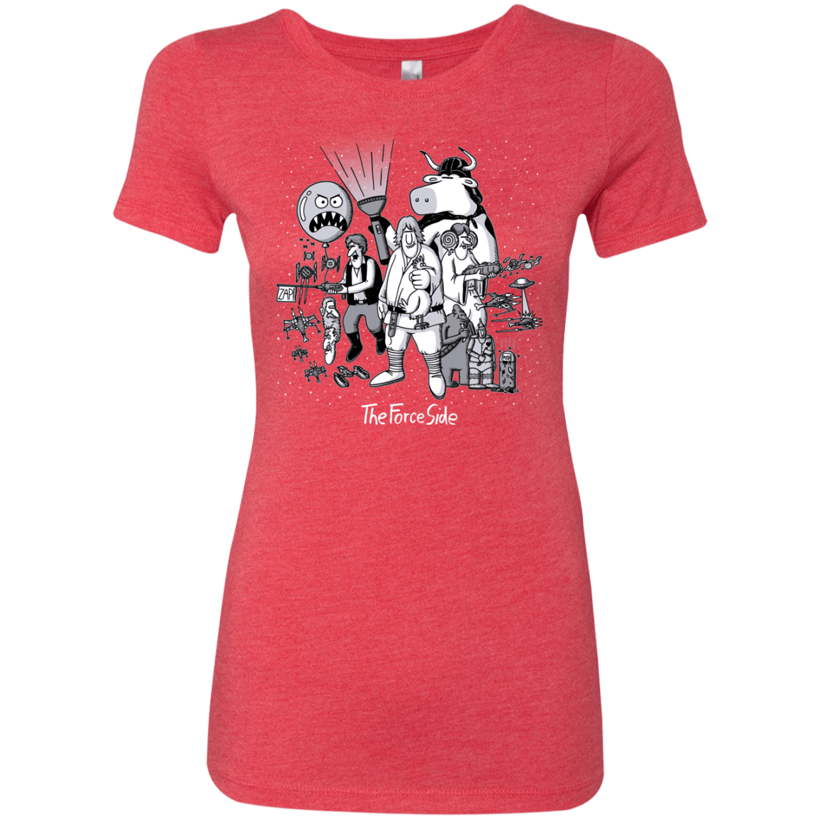 T-Shirts Vintage Red / Small The Force Side Women's Triblend T-Shirt