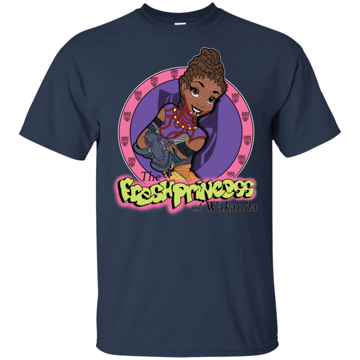 T-Shirts Navy / S The Fresh Princess of Wakanda T-Shirt