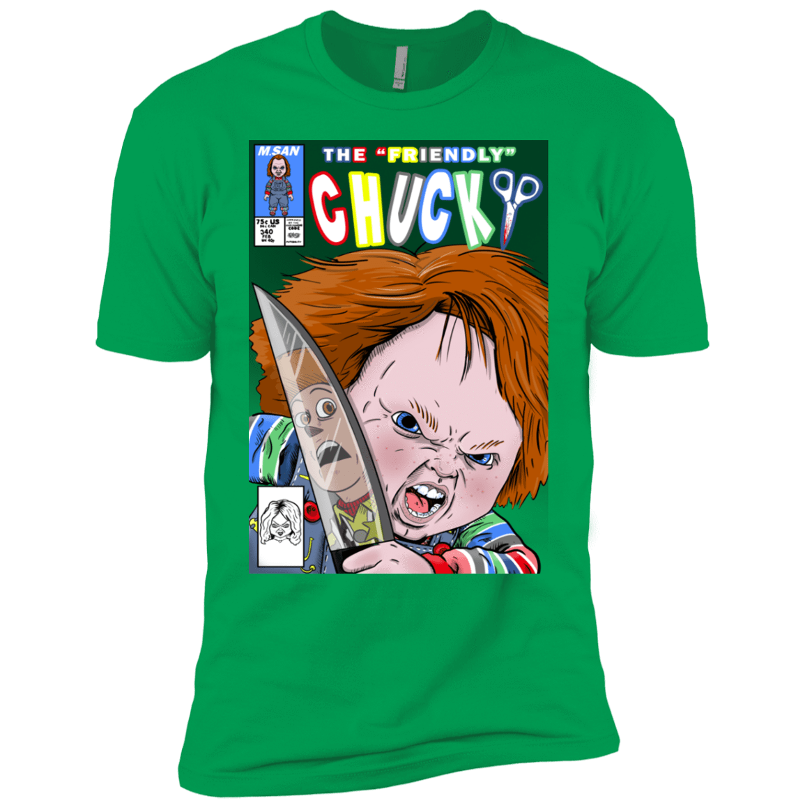 T-Shirts Kelly Green / YXS The Friendly Chucky Boys Premium T-Shirt