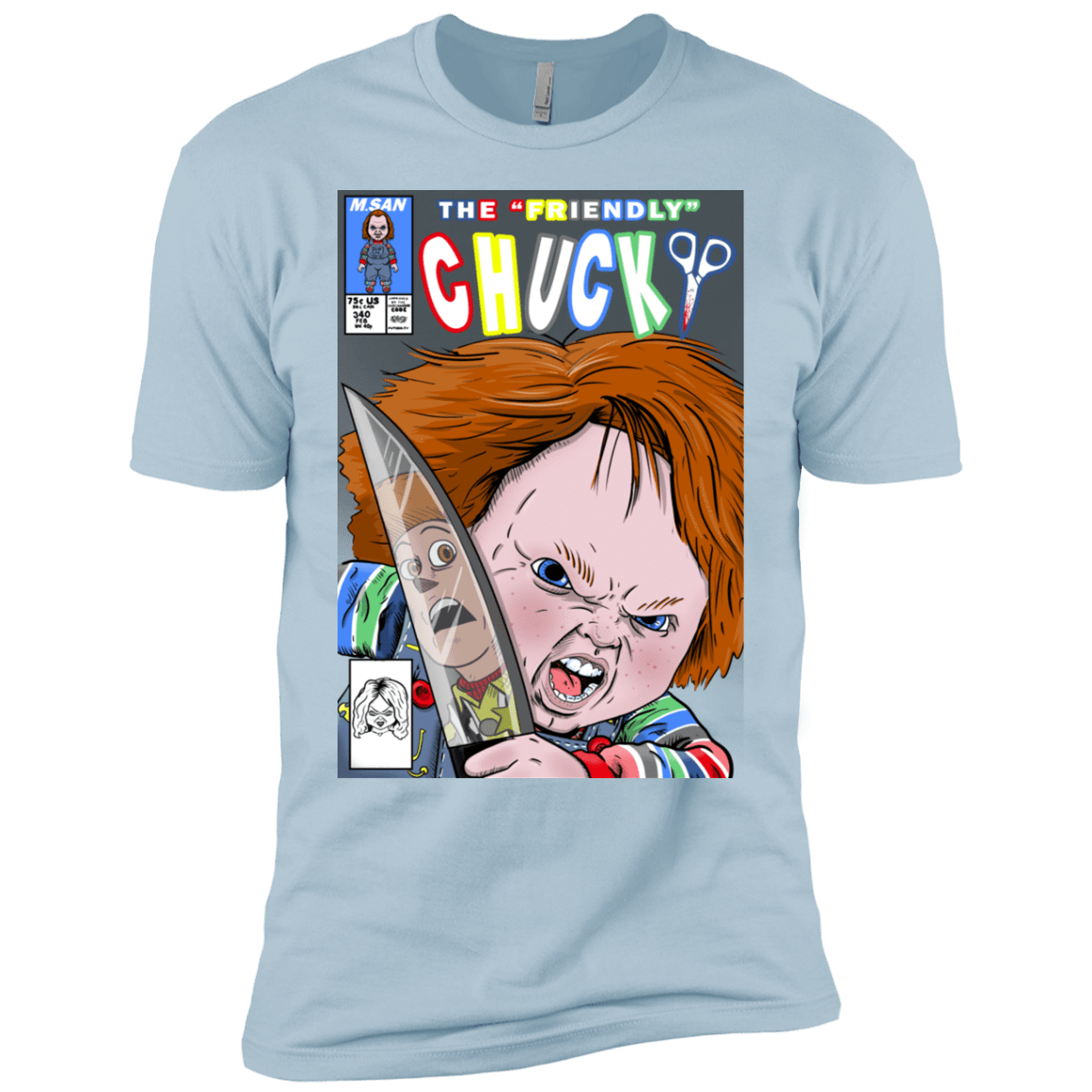 T-Shirts Light Blue / YXS The Friendly Chucky Boys Premium T-Shirt