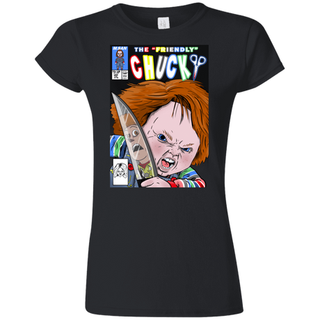T-Shirts Black / S The Friendly Chucky Junior Slimmer-Fit T-Shirt