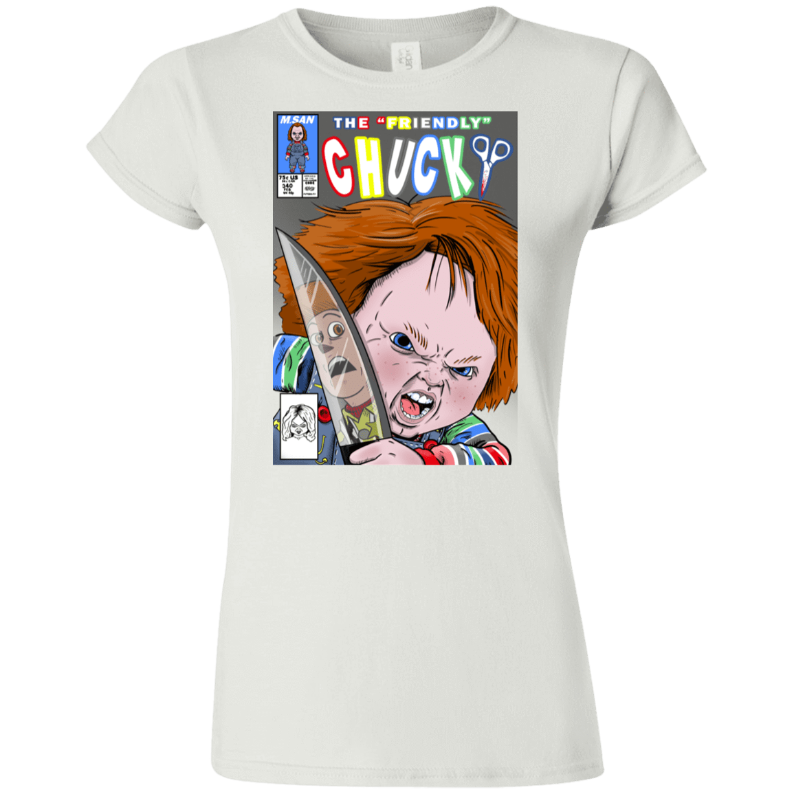 T-Shirts White / S The Friendly Chucky Junior Slimmer-Fit T-Shirt
