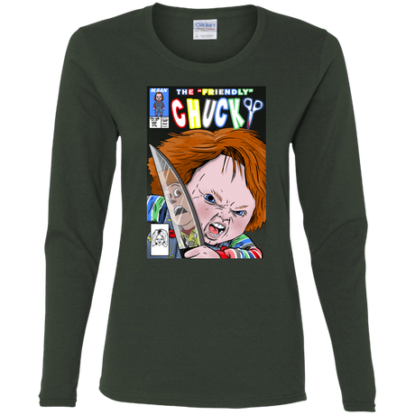 T-Shirts Forest / S The Friendly Chucky Women's Long Sleeve T-Shirt