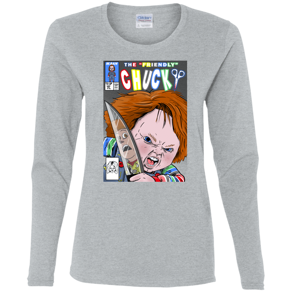 T-Shirts Sport Grey / S The Friendly Chucky Women's Long Sleeve T-Shirt
