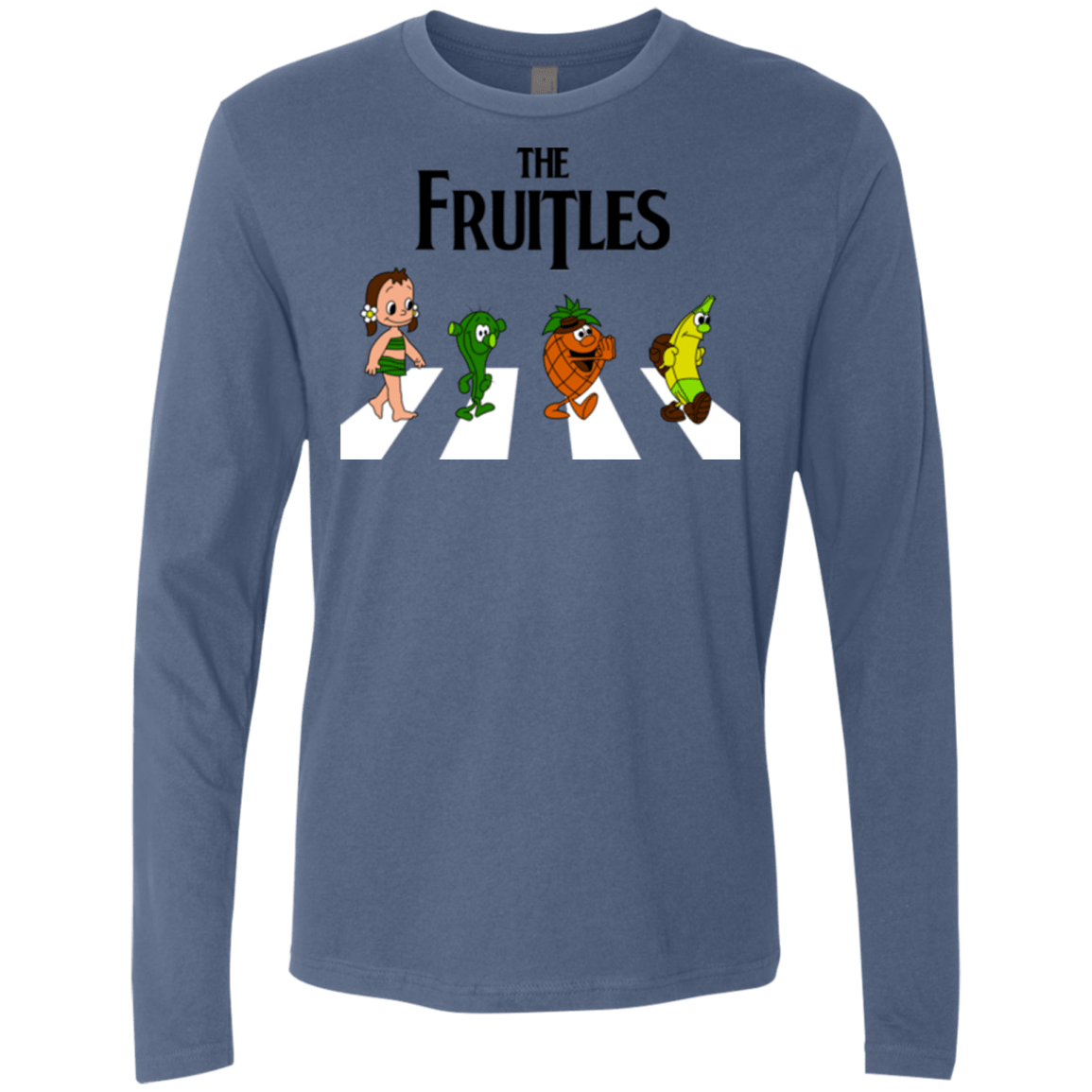 T-Shirts Indigo / Small The Fruitles Men's Premium Long Sleeve