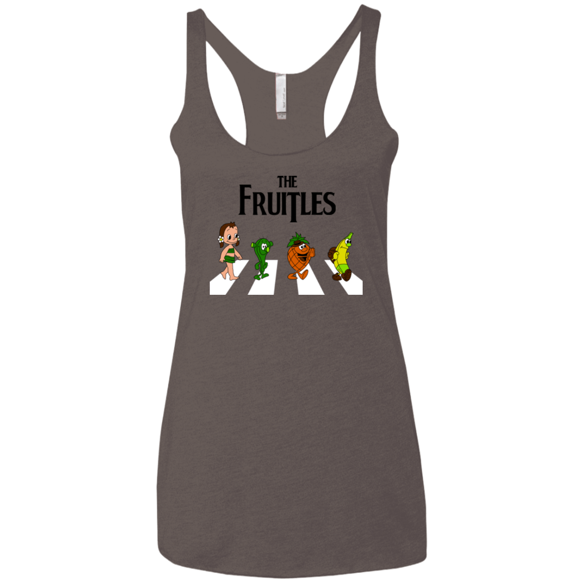 T-Shirts Macchiato / X-Small The Fruitles Women's Triblend Racerback Tank