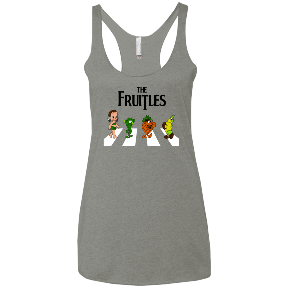 T-Shirts Venetian Grey / X-Small The Fruitles Women's Triblend Racerback Tank