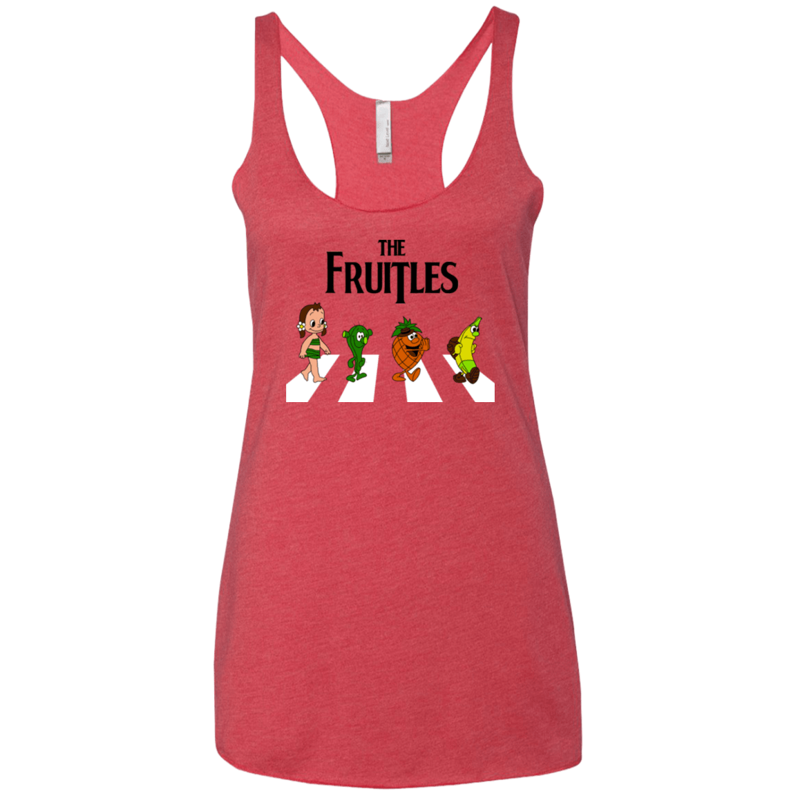 T-Shirts Vintage Red / X-Small The Fruitles Women's Triblend Racerback Tank
