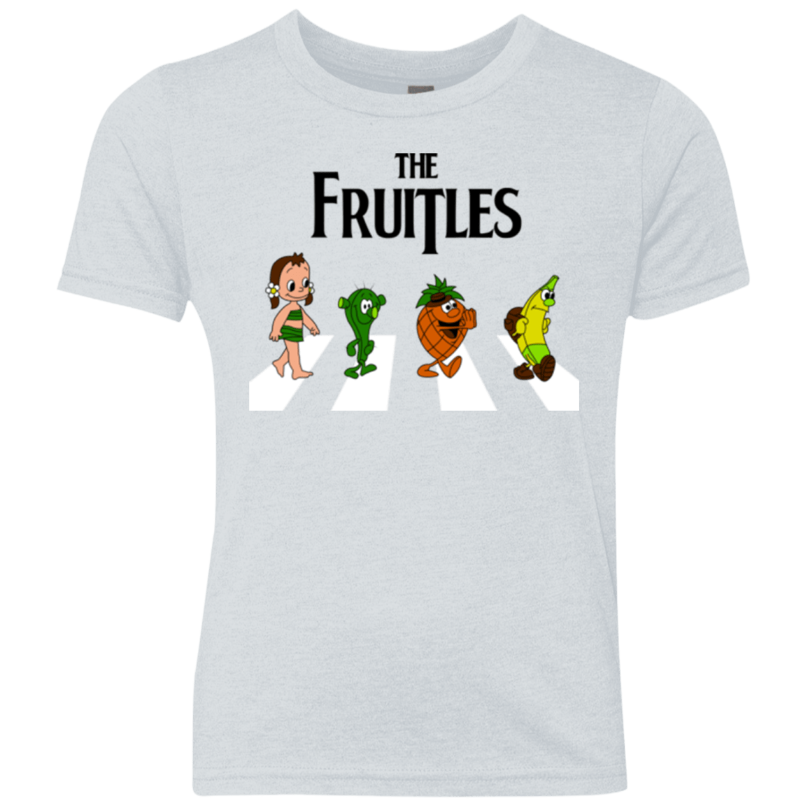 T-Shirts Heather White / YXS The Fruitles Youth Triblend T-Shirt