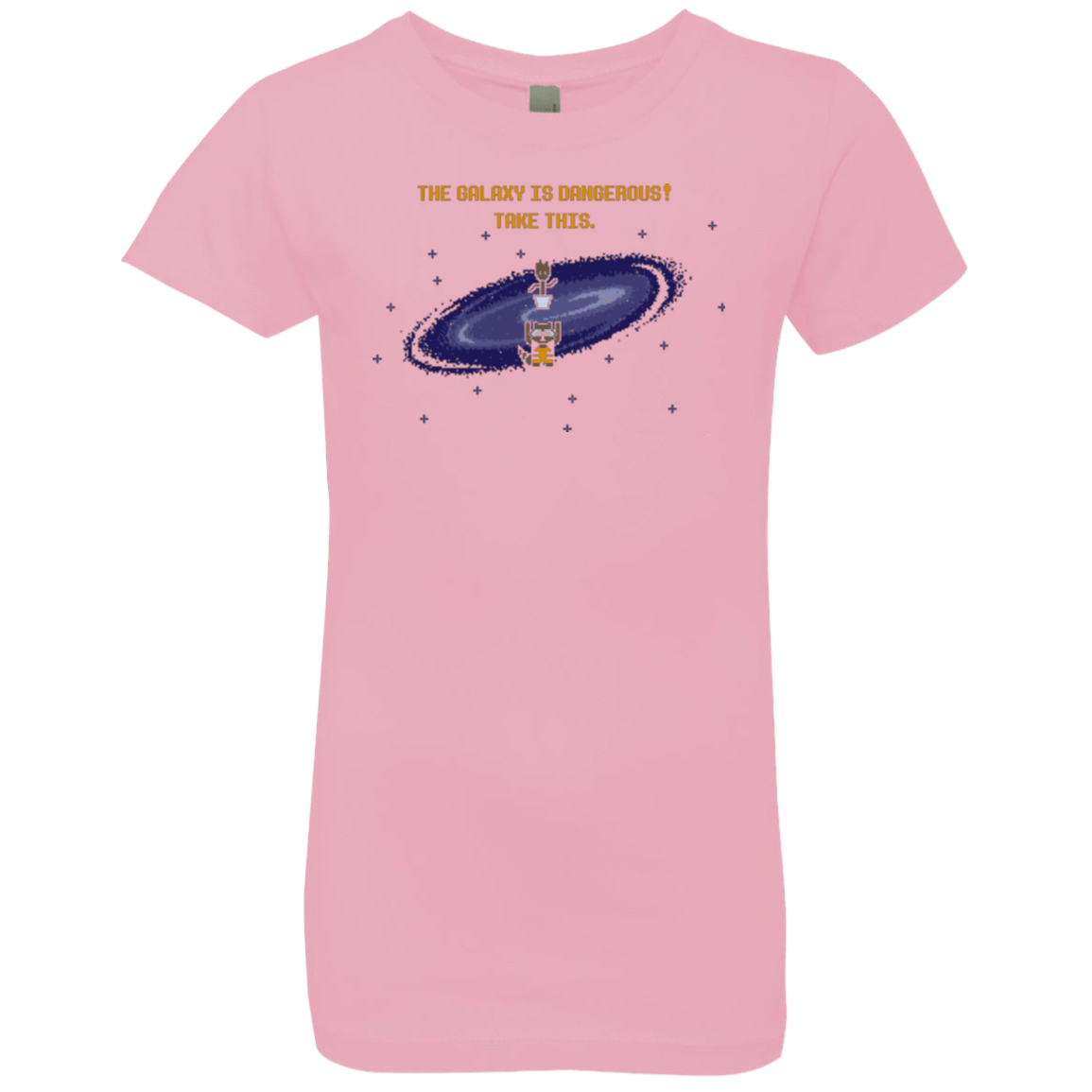 T-Shirts Light Pink / YXS The Galaxy is Dangerous Girls Premium T-Shirt