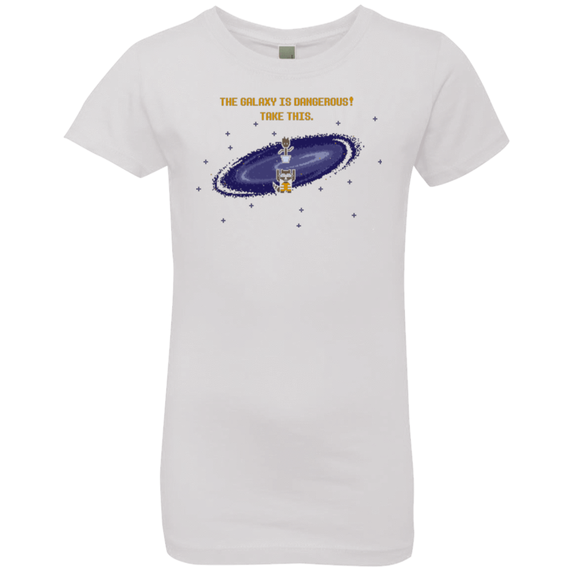 T-Shirts White / YXS The Galaxy is Dangerous Girls Premium T-Shirt